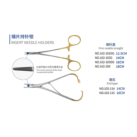 Insert needle holders, Dental Instrument